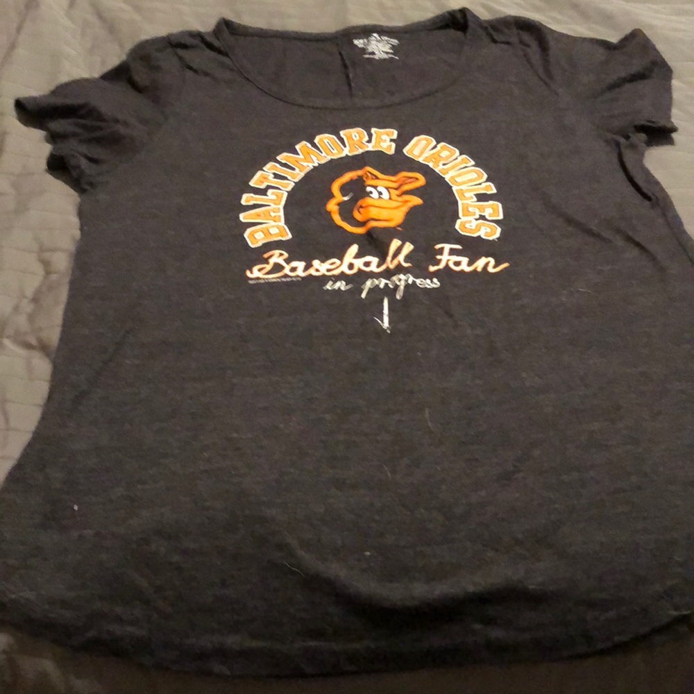 XL Orioles Maternity Top